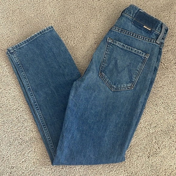 MOTHER High Waisted Rider Ankle Running With Scissors Size 24 - Picture 4 of 7